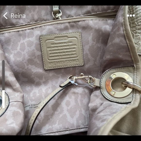 Learher bag- coach - Picture 3 of 3